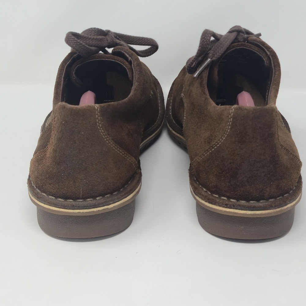 Clarks Men's 13 M Brown Suede Oxford Shoes 82655 Plain Toe Casual Comfort - Picture 6 of 16